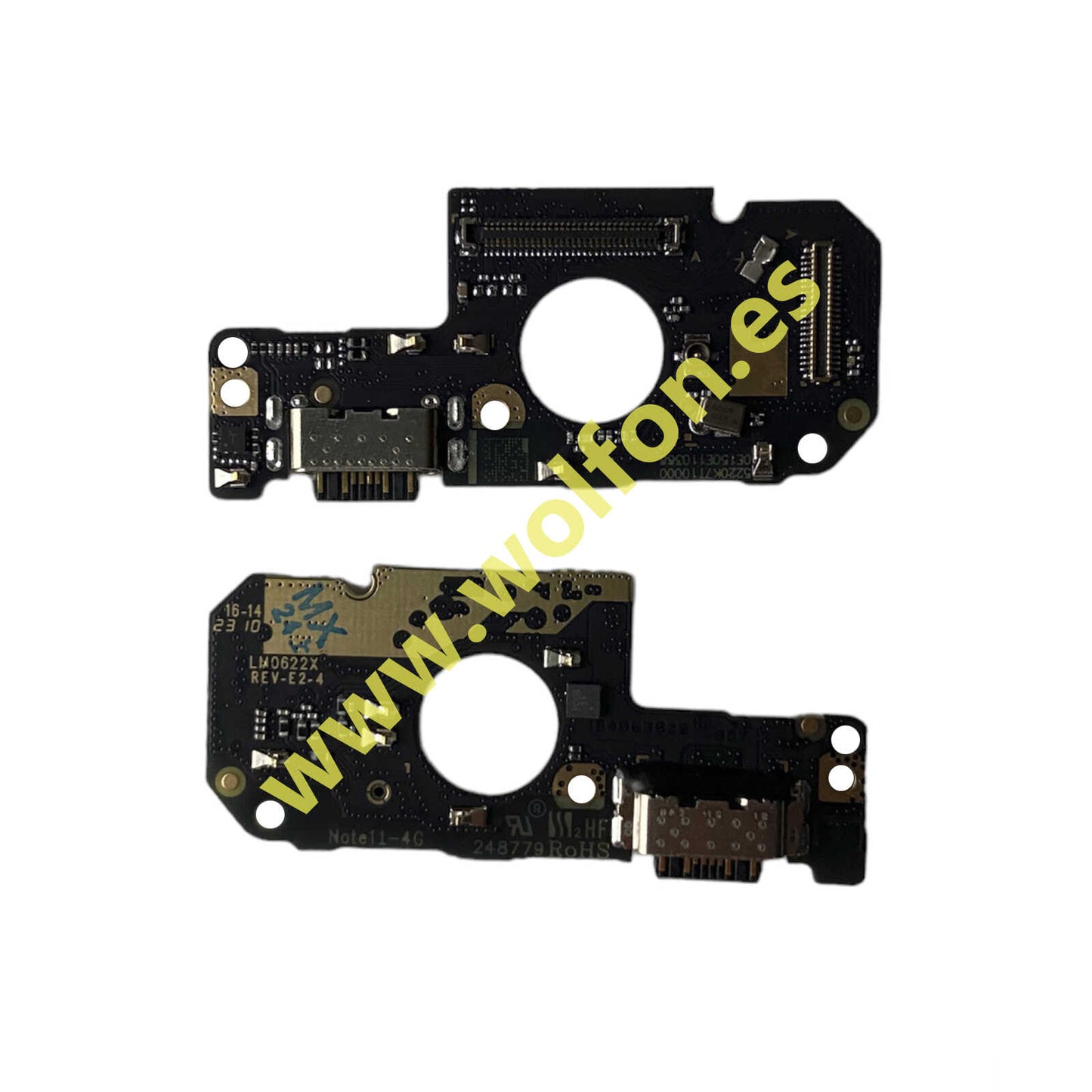 PLACA DE CONECTOR DE CARGA PARA XIAOMI REDMI NOTE 11 / NOTE 11S 4G / POCO M4 PRO 4G CON IC CARGA RAPIDA