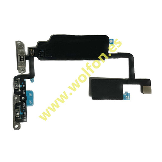 FLEX DE ANTENA WIFI GPS + FLEX BOTONES VOLUMEN PARA IPHONE 11 (CALIDAD ORIGINAL)