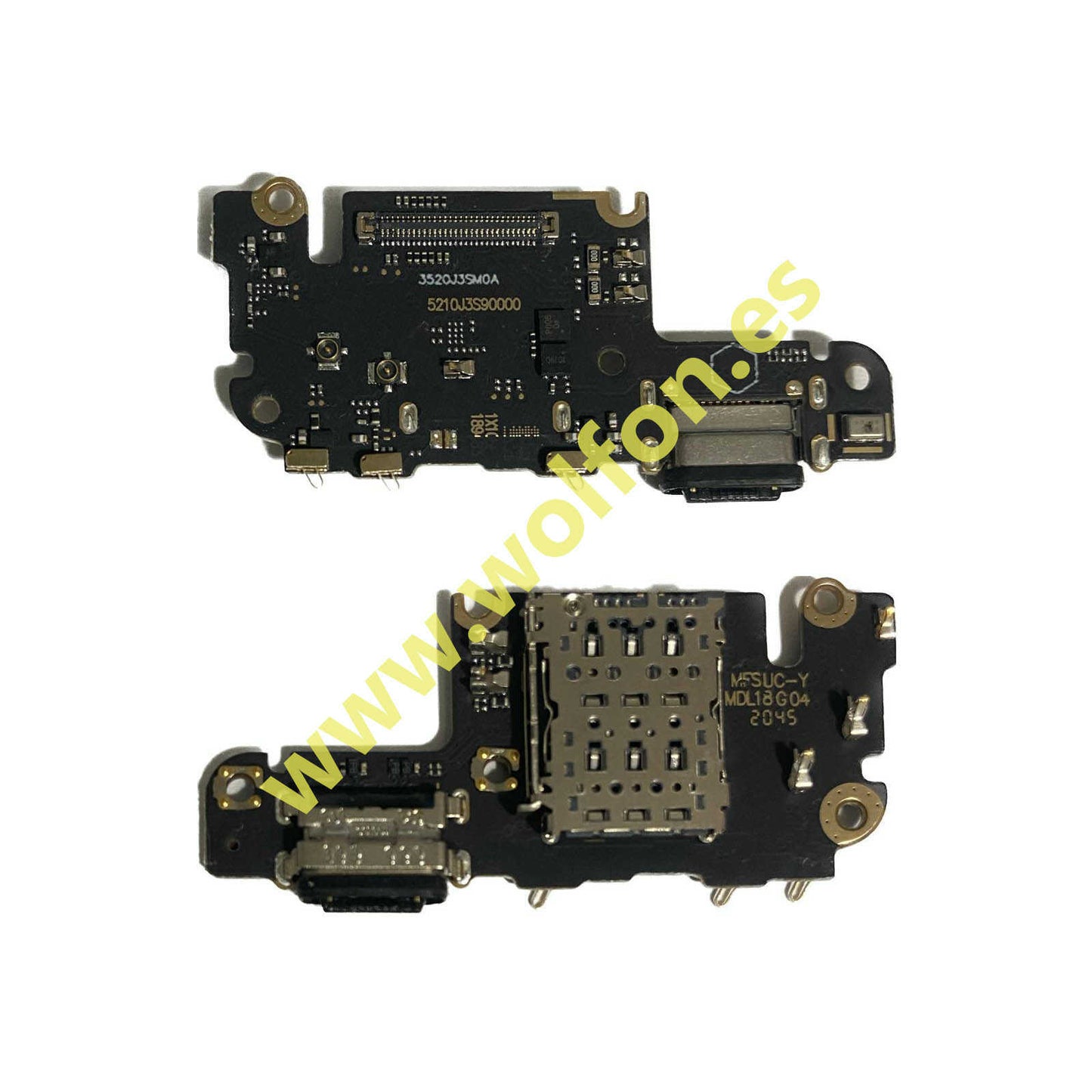 PLACA DE CONECTOR DE CARGA PARA XIAOMI MI 10T 5G (M2007J3SY) / MI 10T PRO 5G (M2007J3SG) CON IC CARGA RAPIDA